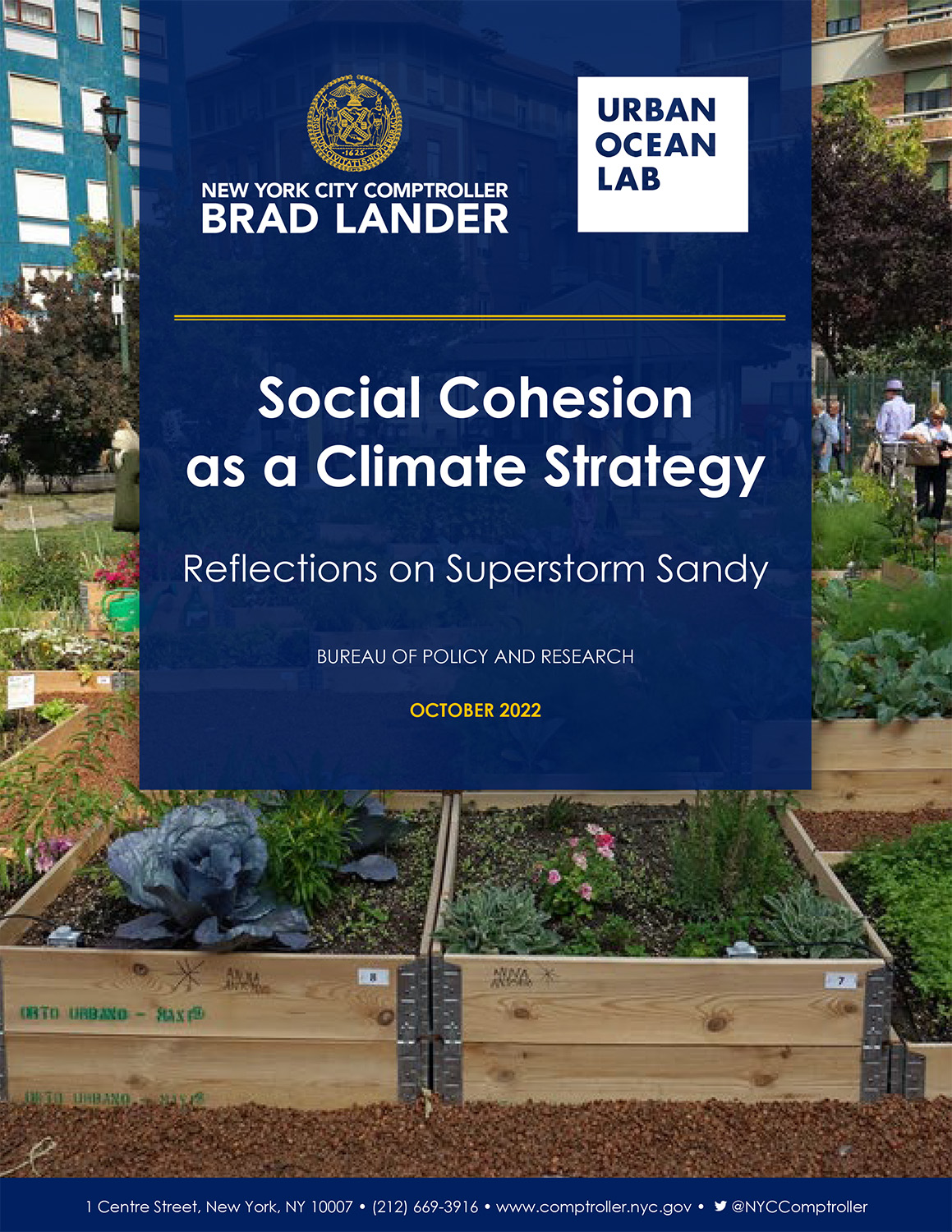 Social cohesion as a climate strategy: Reflections on Superstorm Sandy
